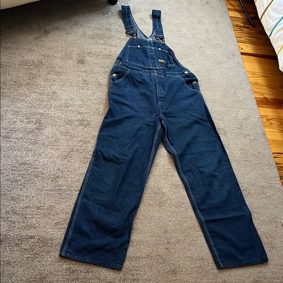 OshKosh B'gosh Other - Vintage OshKosh B’Gosh Vestbak Union Made Saforized Men’s Jean Overall Sz 34x32